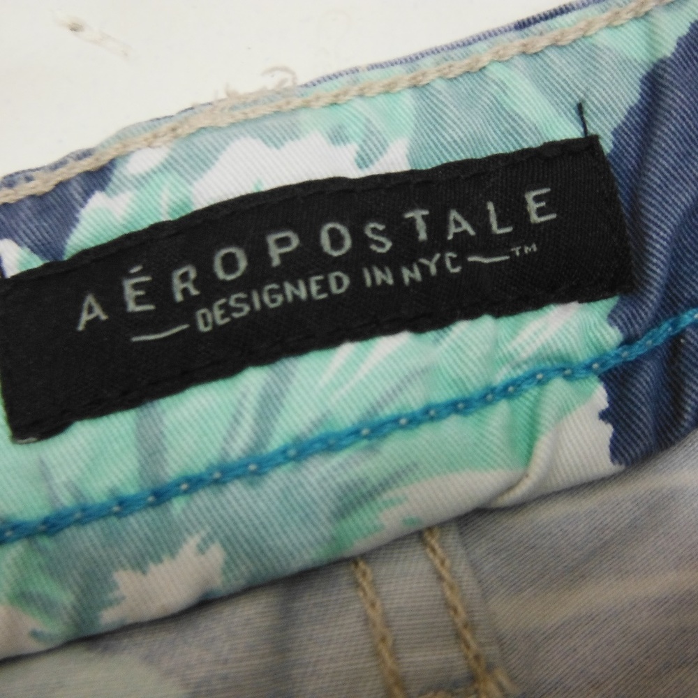 Mens Aeropostale Hawaiian Print Bermuda Shorts -29 - Picture 5 of 8